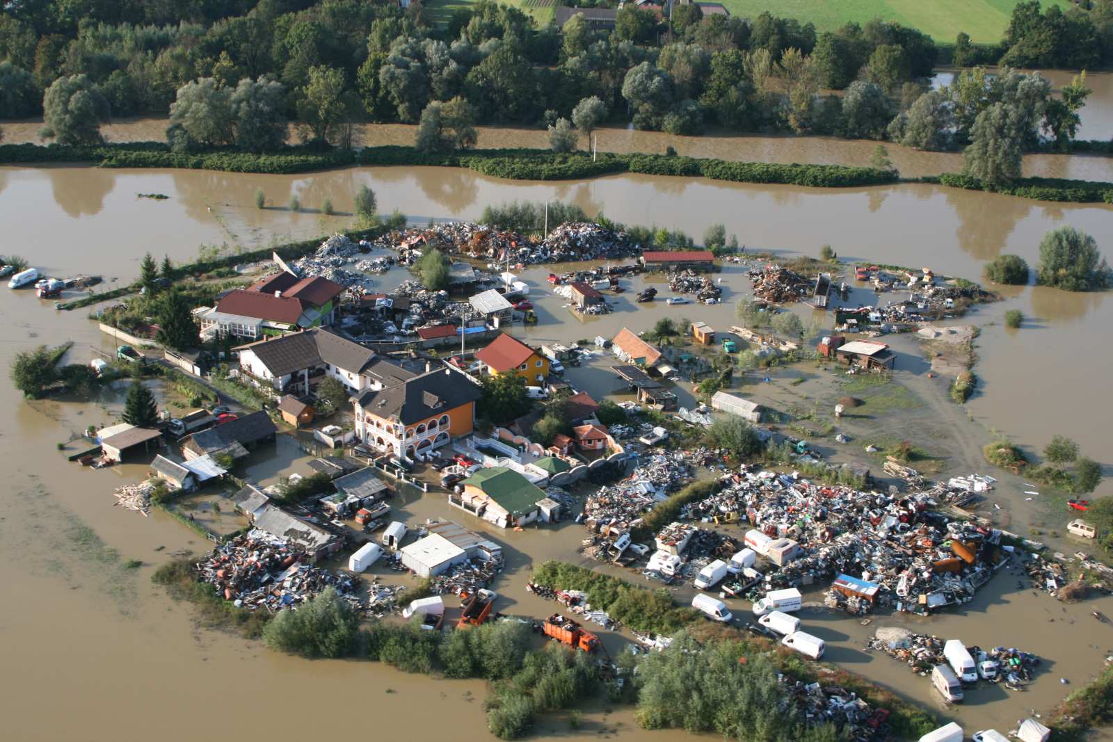 City and floods
